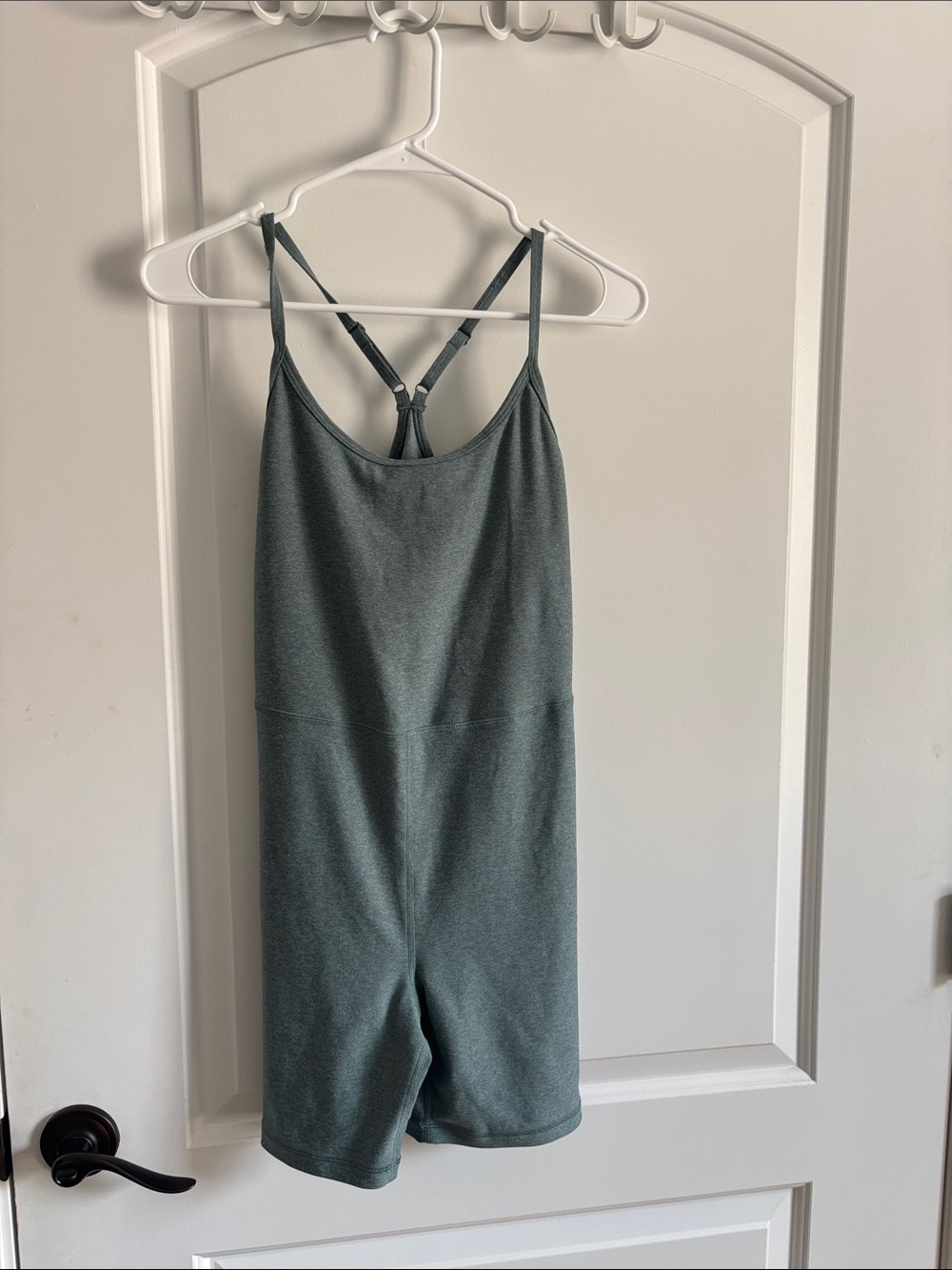 Old Navy Cloud+ Racerback Bodysuit Women's Small Black Sleeveless Activewear